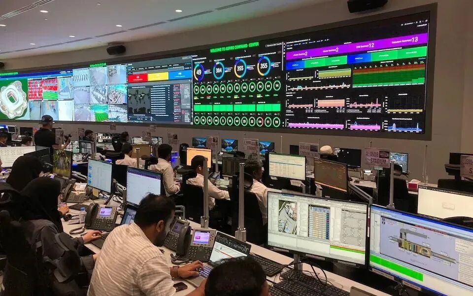 Figure 8: The AI command-and-control centre near Khalifa International Stadium
