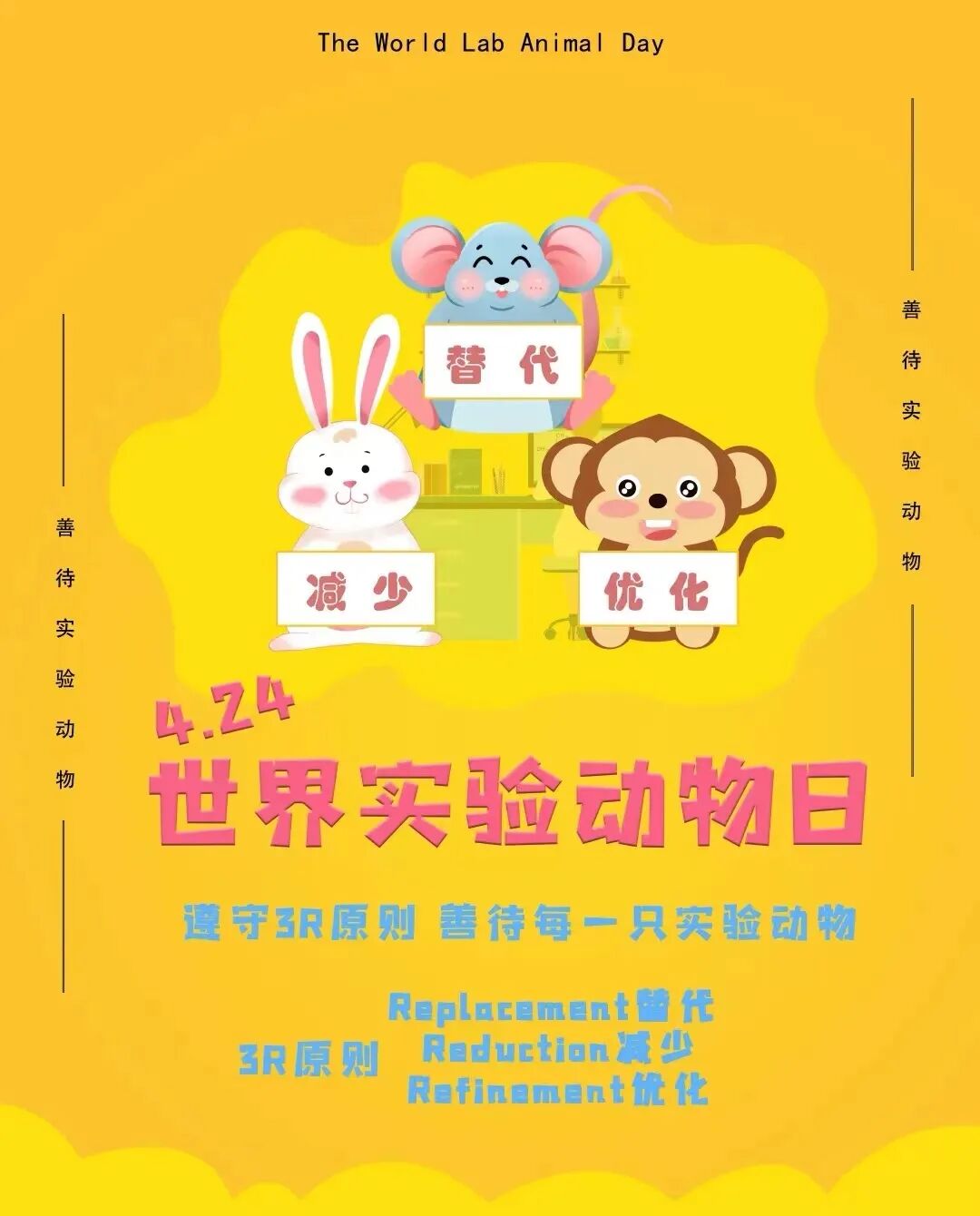 图6:遵守3R原则,善待实验动物