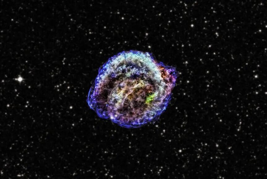 图7:钱德拉天文台拍摄到的超新星