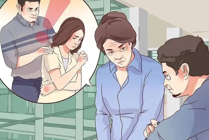 图2:在与异性学生的相处过程中,应当保持适当距离!