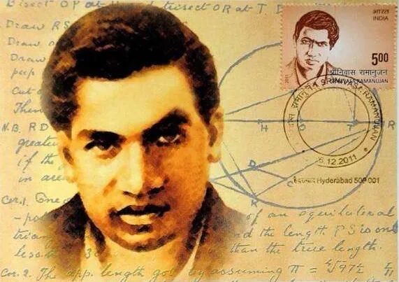 图3:印度数学家Srinivasa Ramanujan
