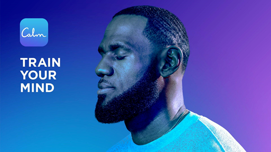 Figure 6: The original shows Calm's collaboration with LeBron James.