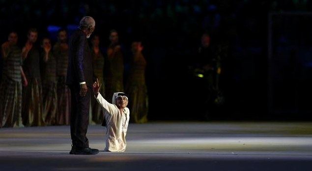 Figure 19: An ambassador with a disability at the opening ceremony