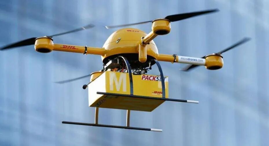 Figure 9: Drone parcel delivery