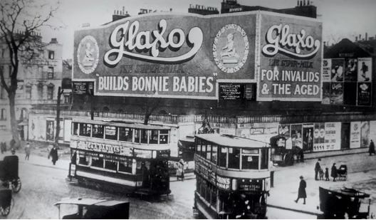 Figure 11. A large GlaxoSmithKline advertising billboard.